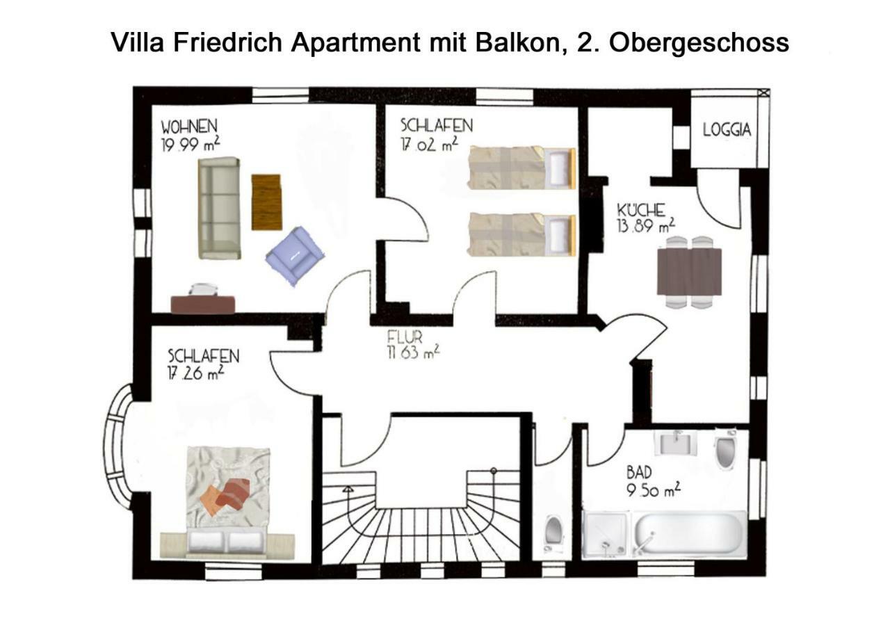 Villa Friedrich Bayreuth Exteriér fotografie
